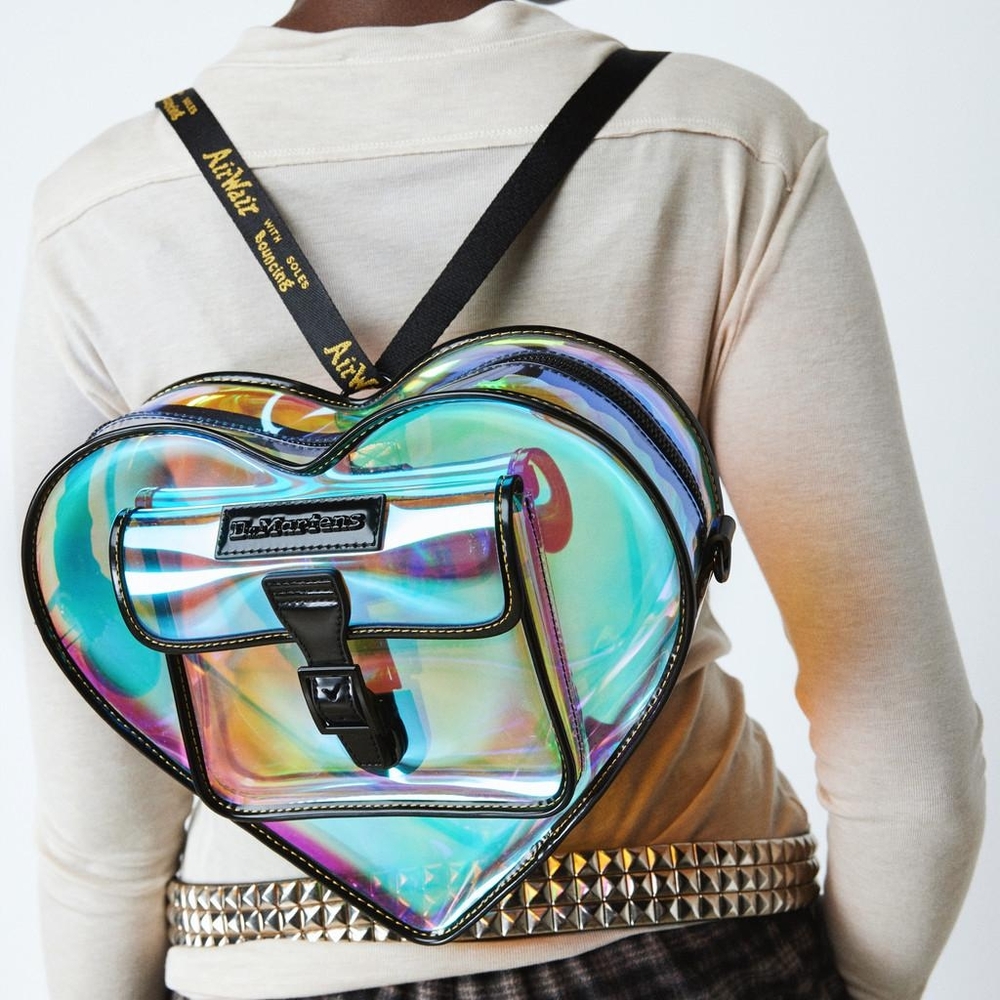 Dr. Martens Silver Backpack with Modern Design